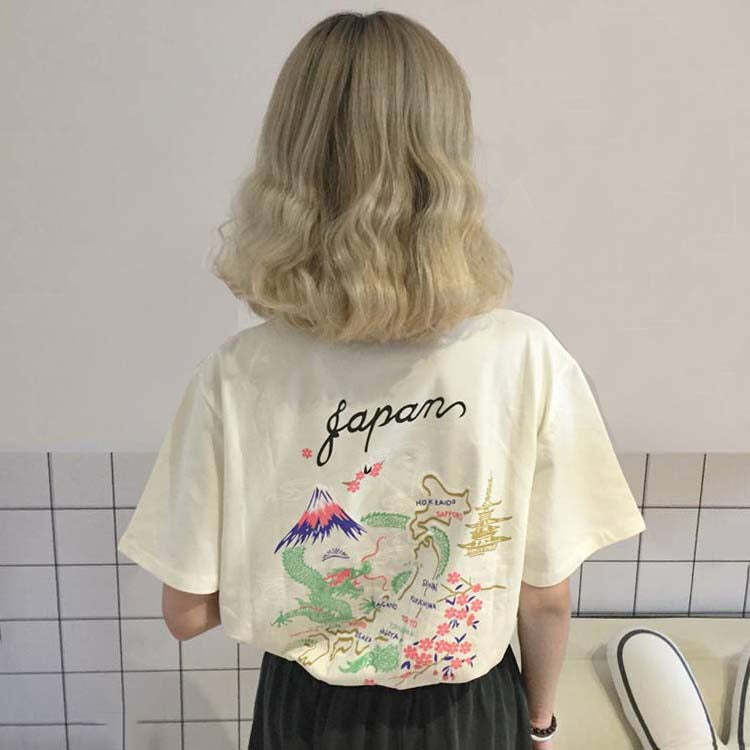 Show Me Japan Tee - Y2K Fashion Inspired 2000s Style Graphic Top