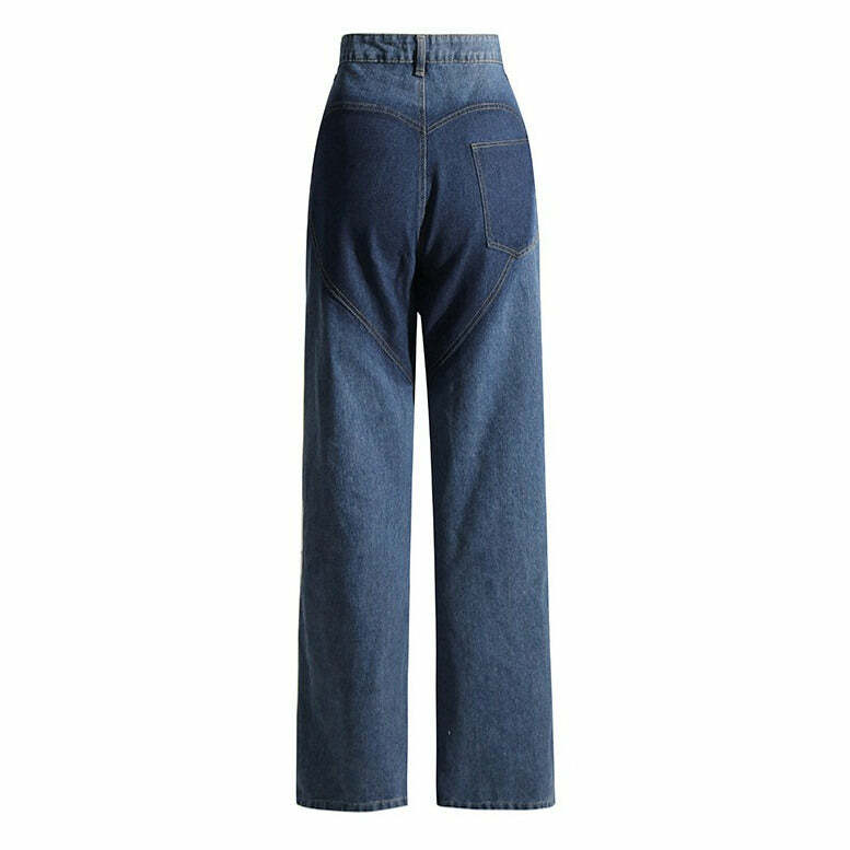 Showgirl Hollow Out Criss Cross Jeans - Y2K Fashion Statement Piece