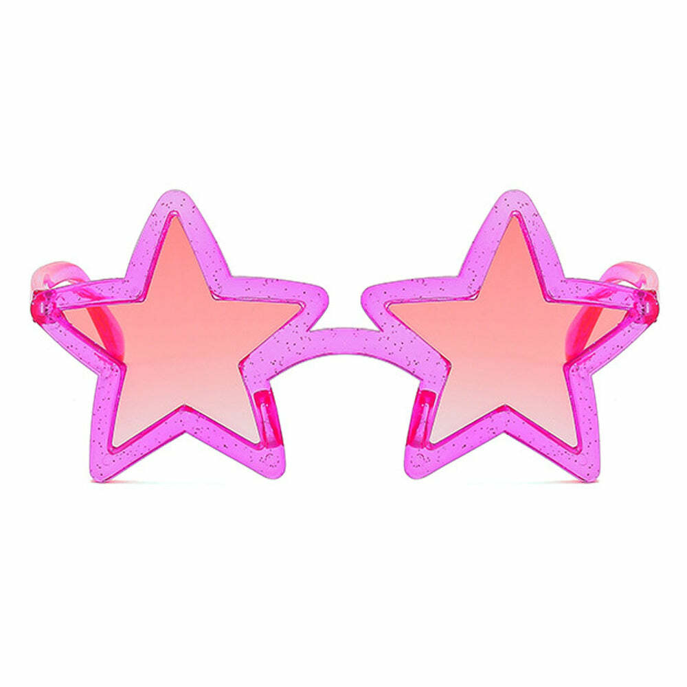 Star Child Y2K Aesthetic Sunglasses - Retro 2000s Fashion Accessory