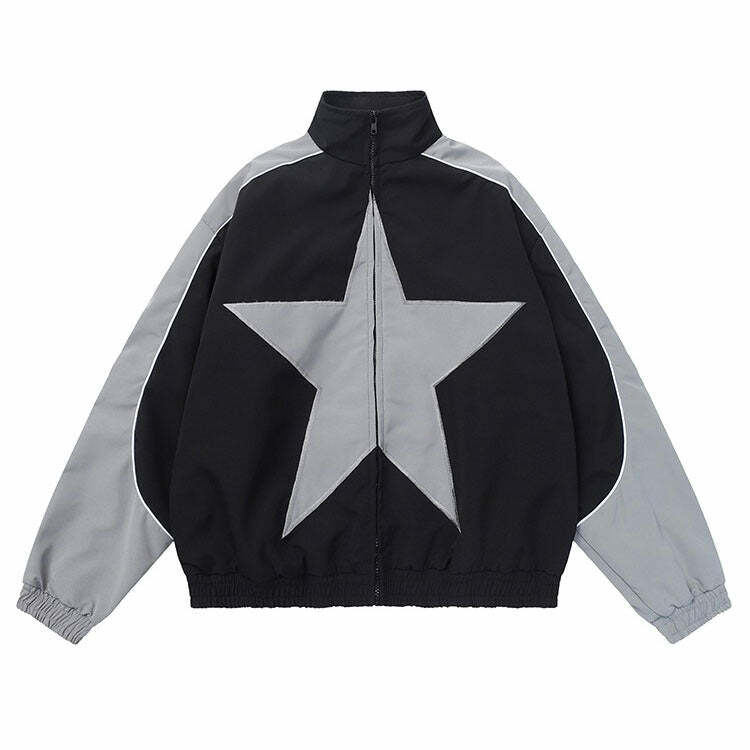 Star Girl Y2K Bomber Jacket - Trendy 2000s Fashion Statement Piece