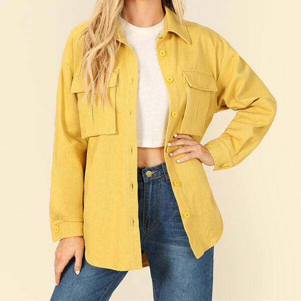 Sunshine Yellow Y2K Fashion Shirt - Trendy 2000s Style Top