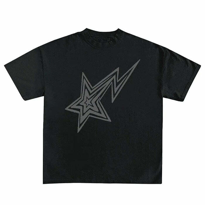 Superstar Behavior Y2K Graphic T-Shirt - Trendy 2000s Style Top