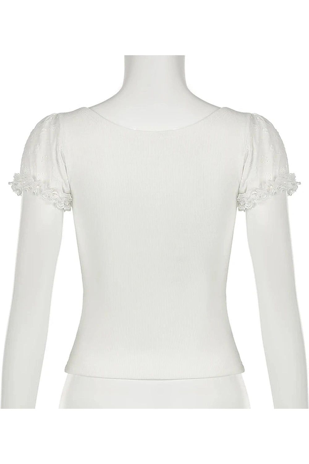 Sweet Lace Bow Top - Y2K Fashion Essential for Trendy Outfits