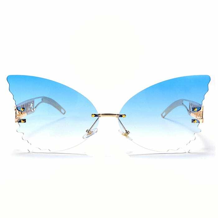 Trendy Butterfly Oversized Sunglasses for Y2K Fashion Lovers