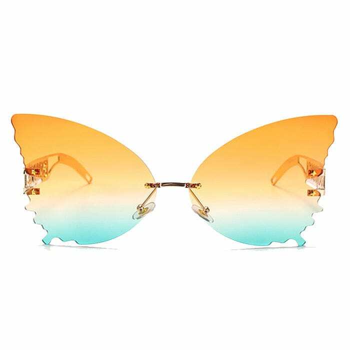 Trendy Butterfly Oversized Sunglasses for Y2K Fashion Lovers