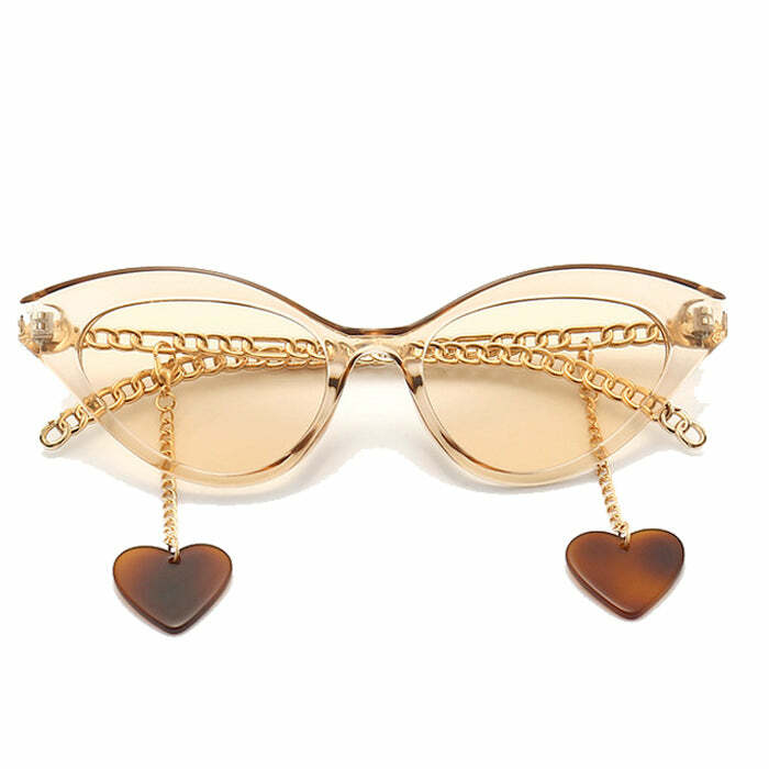 Trendy Cat Eye Sunglasses for Y2K Fashion Lovers - 2000s Style Accessory