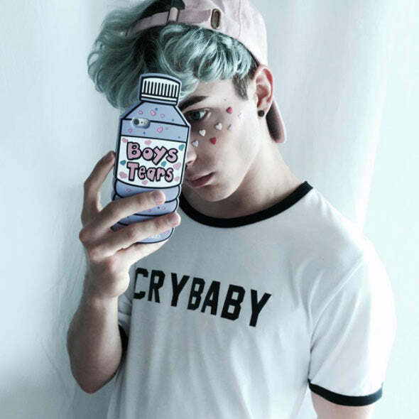 Trendy Crybaby T-Shirt - Y2K Fashion Essential for 2000s Style Lovers