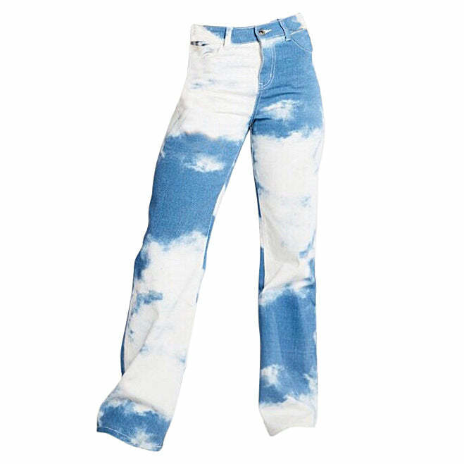 Trendy Tie Dye Wide Pants - Embrace Y2K Fashion & 2000s Style