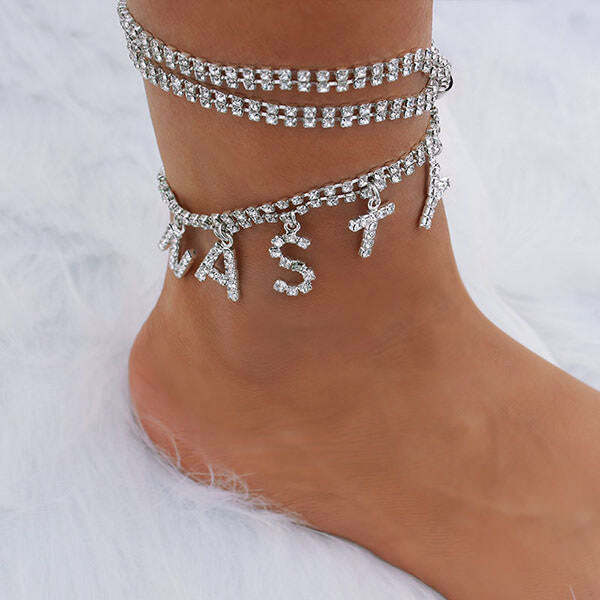 Trendy Y2K Ankle Bracelet - 2000s Fashion Accessory for Stylish Looks