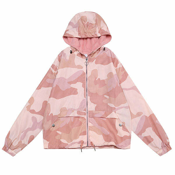 Trendy Y2K Camo Jacket: Iconic 2000s Fashion Statement Piece