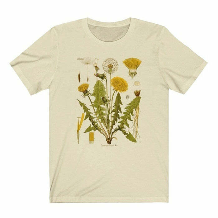 Trendy Y2K Dandelion T-Shirt - Embrace 2000s Fashion Aesthetic