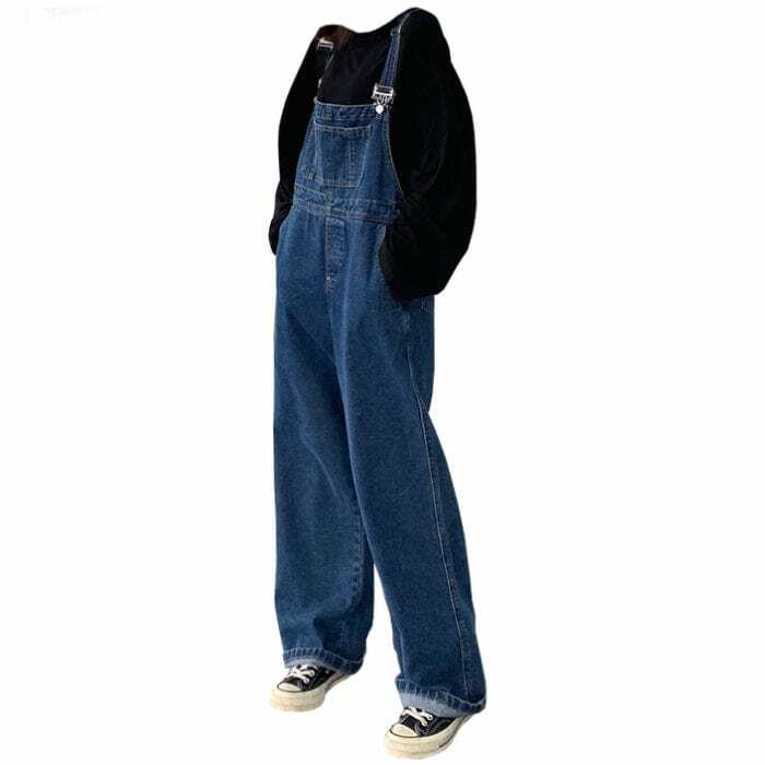 Trendy Y2K Denim Overalls: Iconic 2000s Fashion for Effortless Style