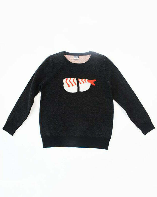 Trendy Y2K Fashion Expensive Sushi Jumper - 2000s Style Aesthetic