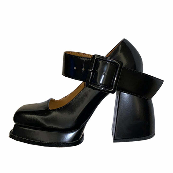 Trendy Y2K Fashion Mary Jane Heels for Stylish 2000s Aesthetic Looks