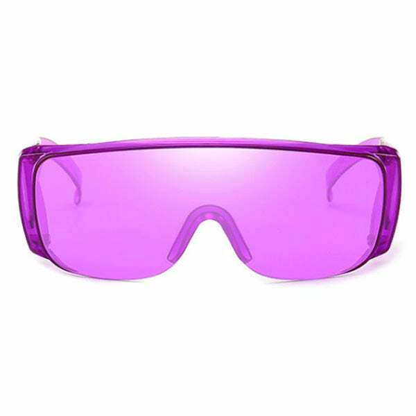 Trendy Y2K Fashion Safety Sunglasses for Stylish 2000s Aesthetic Looks