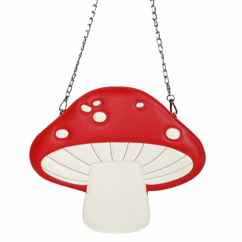 Trendy Y2K Mushroom Bag: Iconic 2000s Fashion Statement Accessory