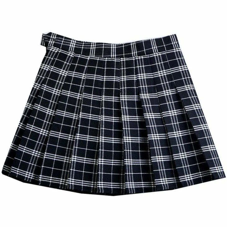 Trendy Y2K Plaid Skirt - Iconic 2000s Fashion for Stylish Outfits