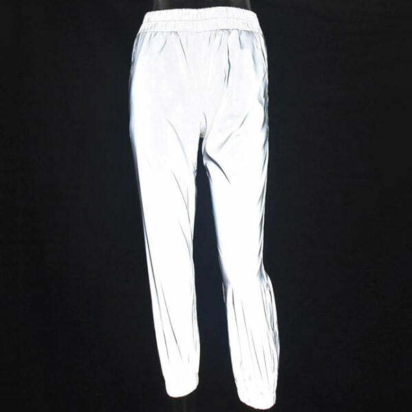 Trendy Y2K Reflective Sweat Pants for Ultimate 2000s Style