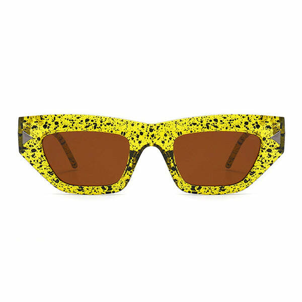 Trendy Y2K Square Sunglasses - Iconic 2000s Fashion Accessory