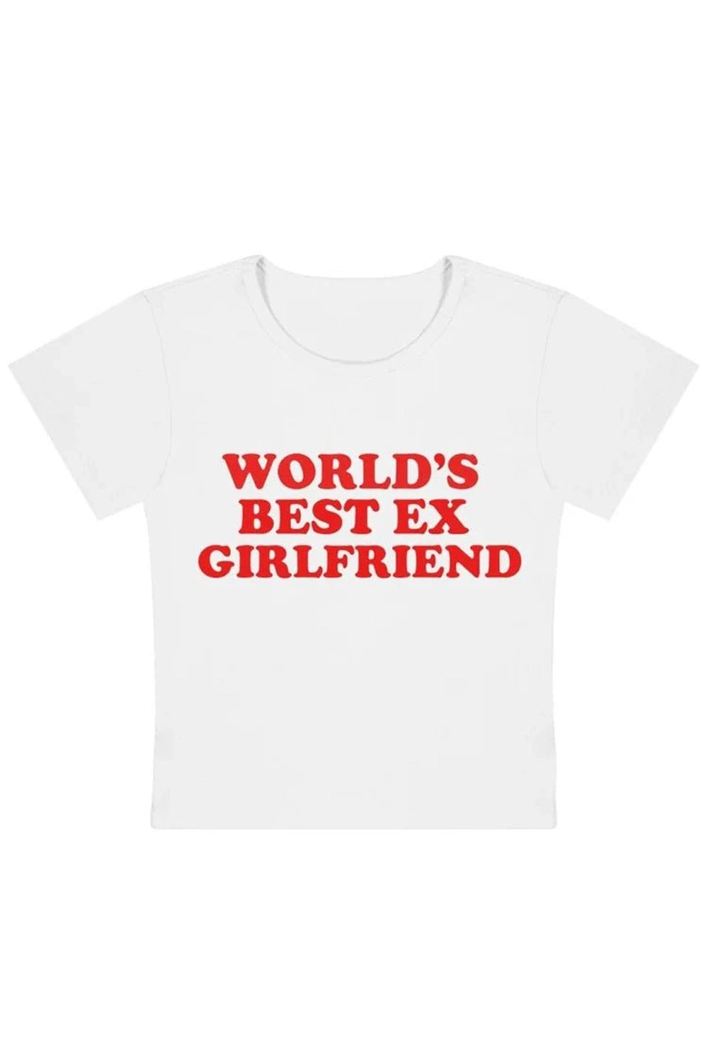 World's Best Ex Girlfriend Y2K Fashion Slogan Top - Trendy 2000s Style