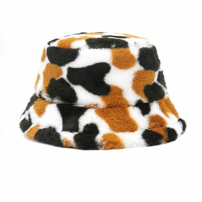 Y2K Aesthetic Animal Behavior Bucket Hat - Trendy 2000s Style Accessory