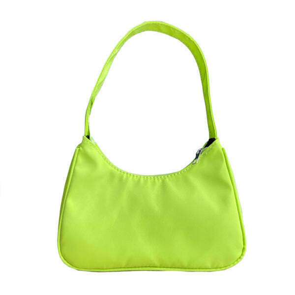 Y2K Aesthetic Nylon Bag: Trendy 2000s Fashion Essential