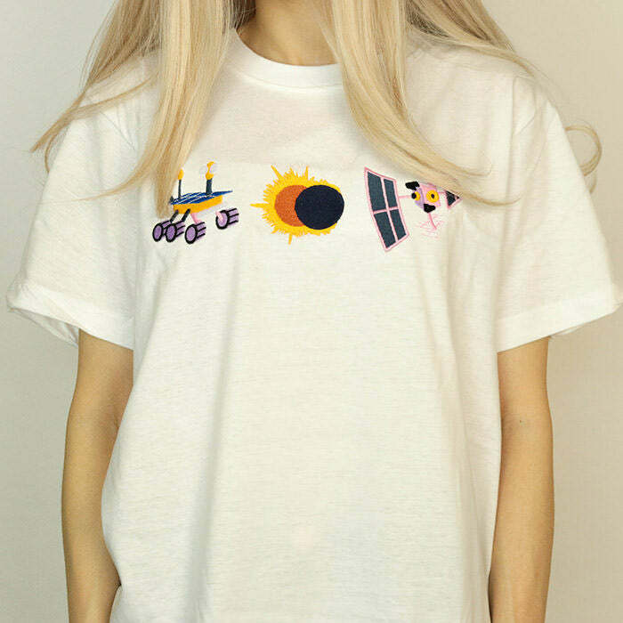 Y2K Aesthetic Space Research Tee - Trendy 2000s Style Top