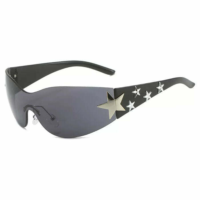 Y2K Aesthetic Sunglasses - Trendy 2000s Fashion Accessory for Stylish Looks