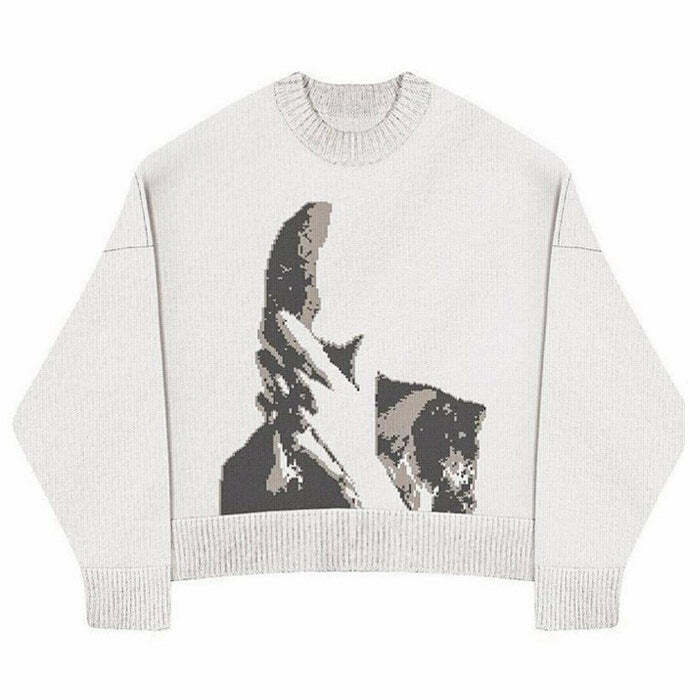 Y2K Aesthetic Sweater: Embrace 2000s Fashion with Trendy Style