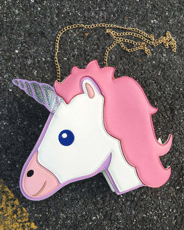 Y2K Aesthetic Unicorn Bag - Trendy 2000s Fashion Accessory