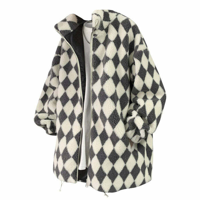 Y2K Aesthetic Zip Up Jacket - Trendy 2000s Fashion Outerwear