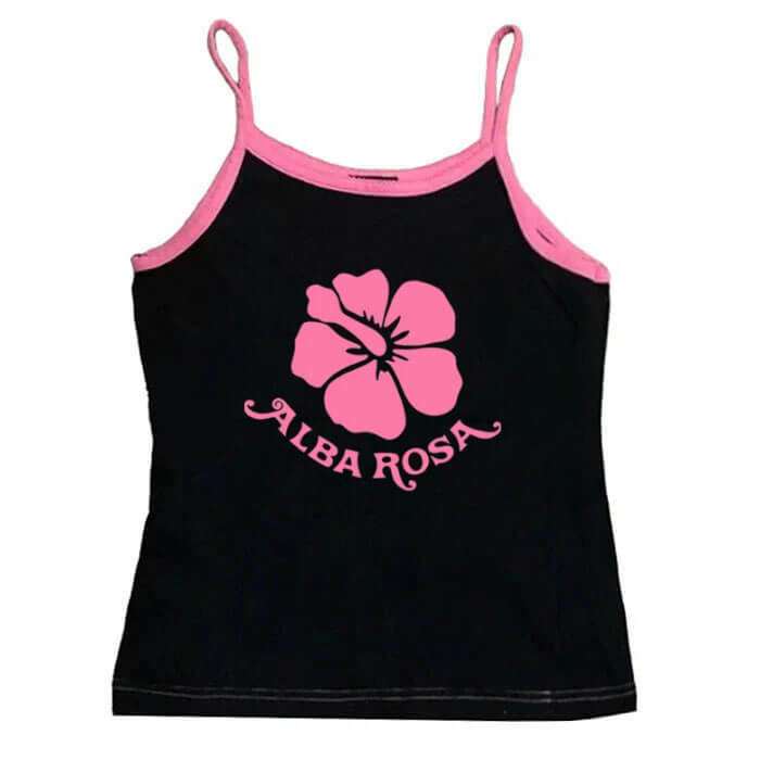 Y2K Alba Rosa Aesthetic Tank Top - Trendy 2000s Fashion Essential