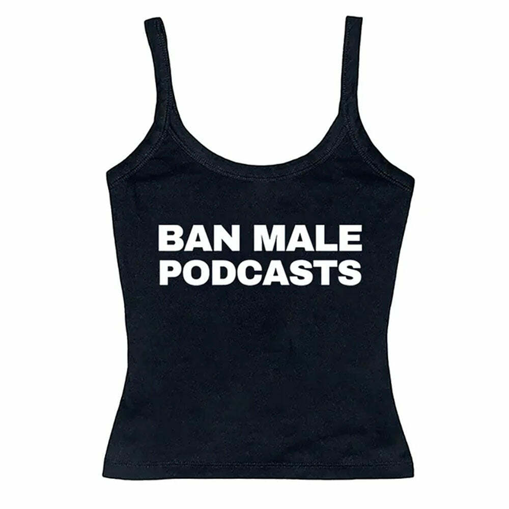 Y2K Fashion Aesthetic Tank Top - Trendy 2000s Style Podcast Merch