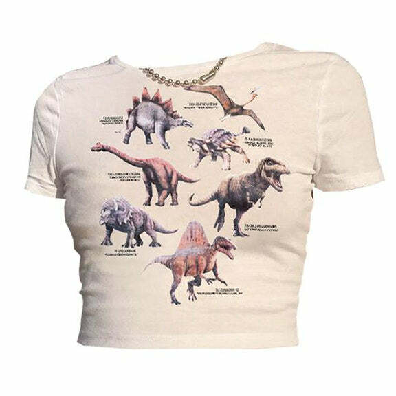 Y2K Fashion Age of Reptiles Tee - Iconic 2000s Style Graphic Top