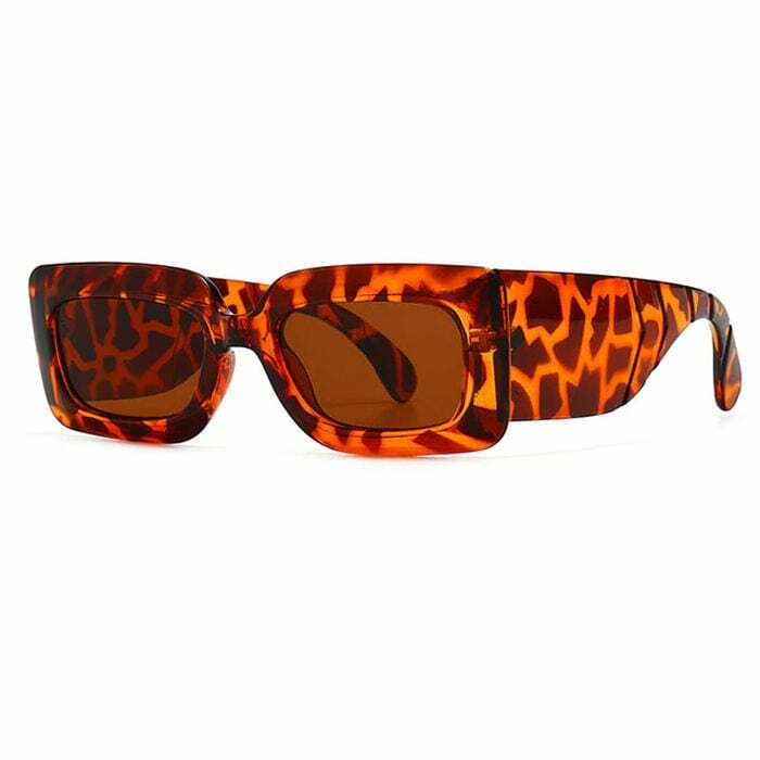 Y2K Fashion Animal Behavior Sunglasses - Trendy 2000s Style Accessory