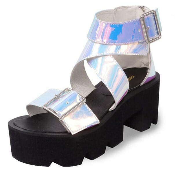 Y2K Fashion Astronomy Domine Sandals: Trendy 2000s Style Footwear