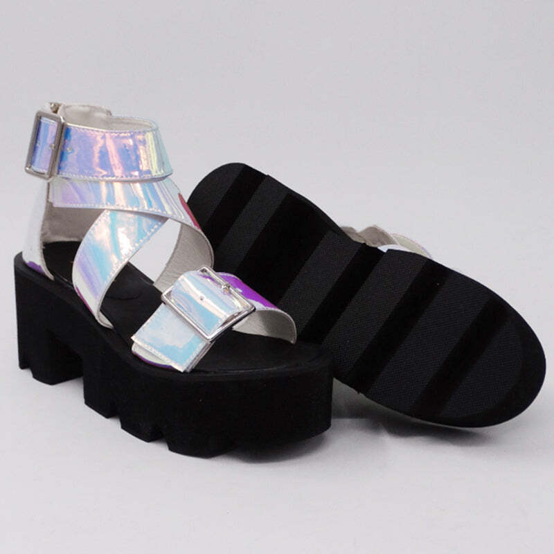 Y2K Fashion Astronomy Domine Sandals: Trendy 2000s Style Footwear