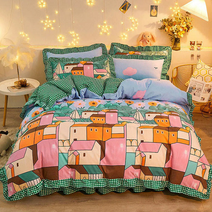 Y2K Fashion Bedding Set: Embrace 2000s Style with Trendy Aesthetic