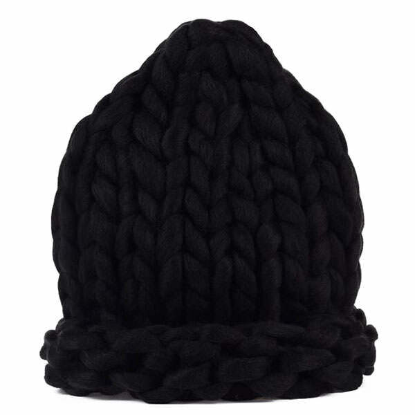 Y2K Fashion Big Loop Knitted Hat - Trendy 2000s Style Accessory