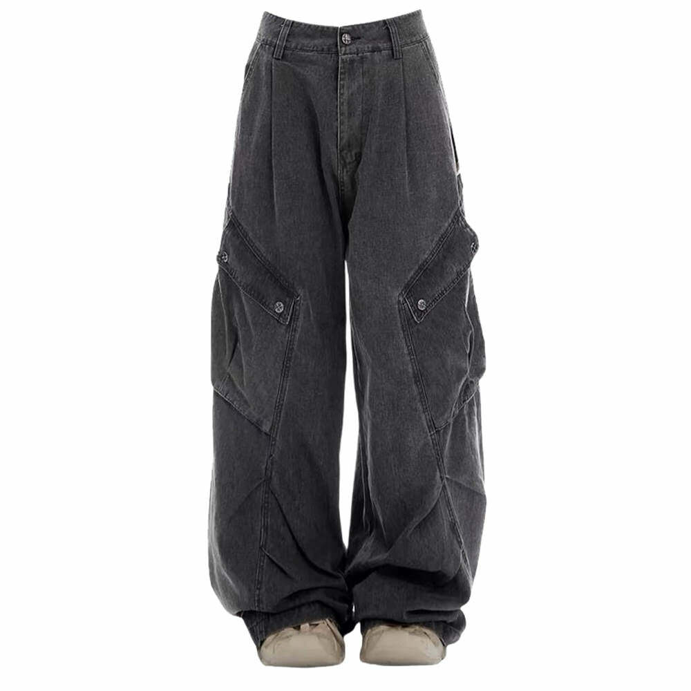 Y2K Fashion Boy Skater Cargo Jeans - Retro 2000s Style Pants