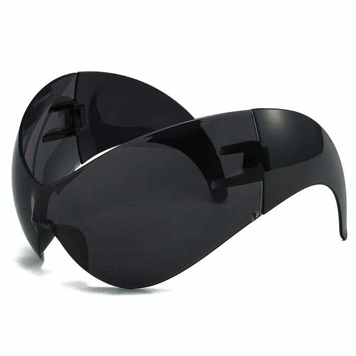 Y2K Fashion Butterfly Mask Sunglasses - Trendy 2000s Style Accessory