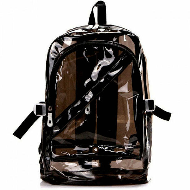 Y2K Fashion Clear Backpack: Trendy 2000s Style for Modern Outfits