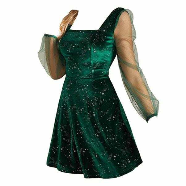 Y2K Fashion Constellation Dress: Embrace 2000s Style & Aesthetic