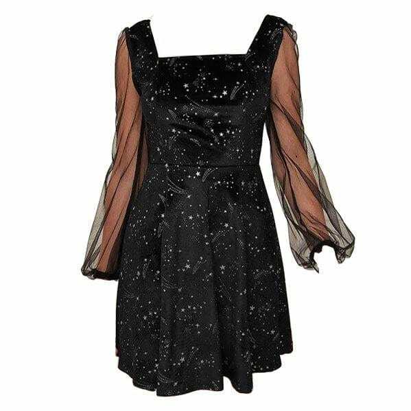 Y2K Fashion Constellation Dress: Embrace 2000s Style & Aesthetic