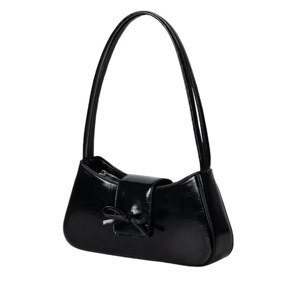 Y2K Fashion Coquette Bow Baguette Bag - Trendy 2000s Style Accessory