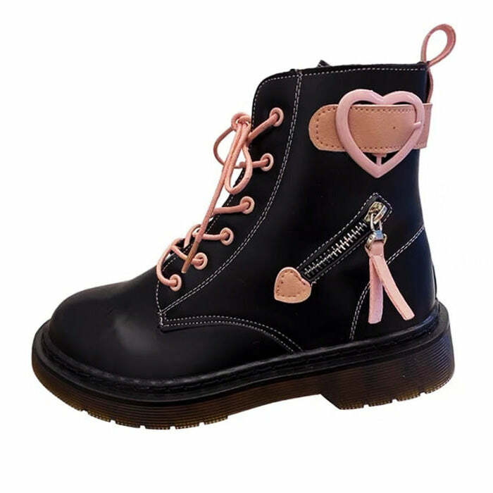 Y2K Fashion Emo Aesthetic Boots - Trendy 2000s Style Footwear