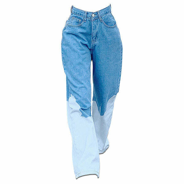 Y2K Fashion Fade Away Jeans: Trendy 2000s Style for Effortless Looks