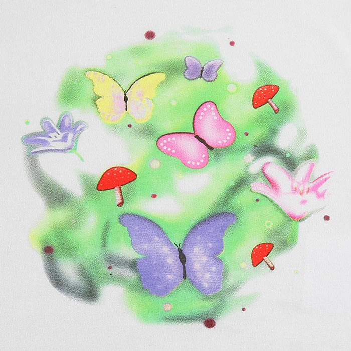 Y2K Fashion Fairy Garden Crop Top - Trendy 2000s Style Aesthetic