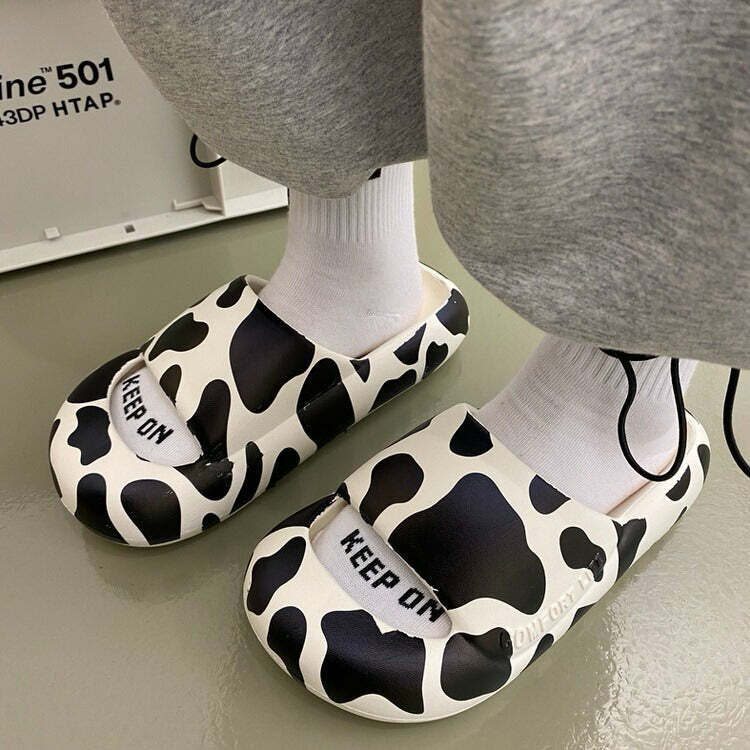 Y2K Fashion Foam Street Slippers: Trendy 2000s Style for Ultimate Comfort