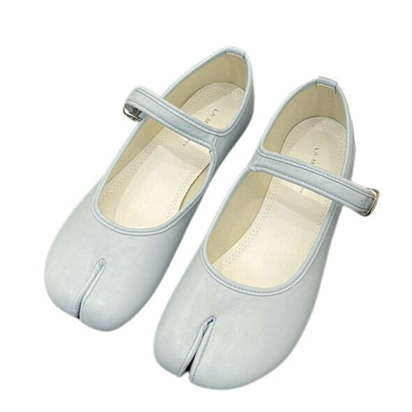 Y2K Fashion French Girl Split-Toe Tabi Ballet Flats for Trendy Looks